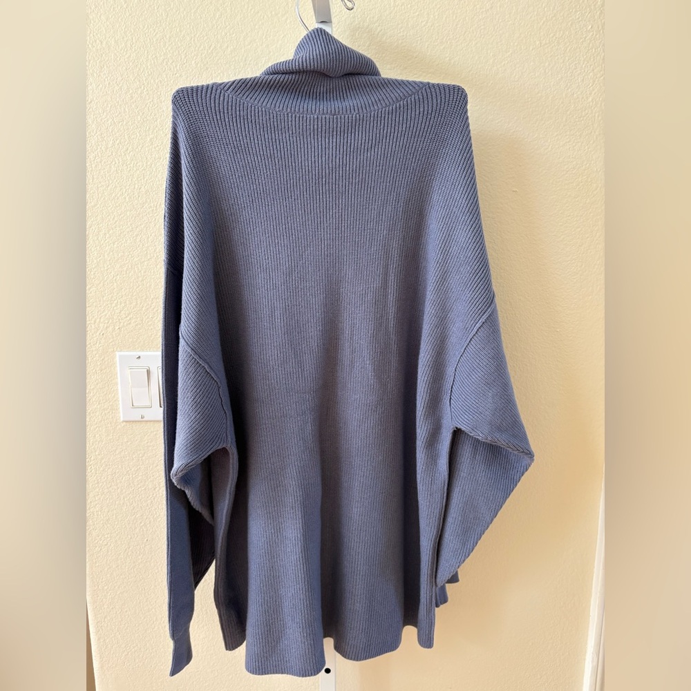 NWOT - Free People Softly Structured Tunic Sweater in Cloud - Size L - Picture 10 of 10